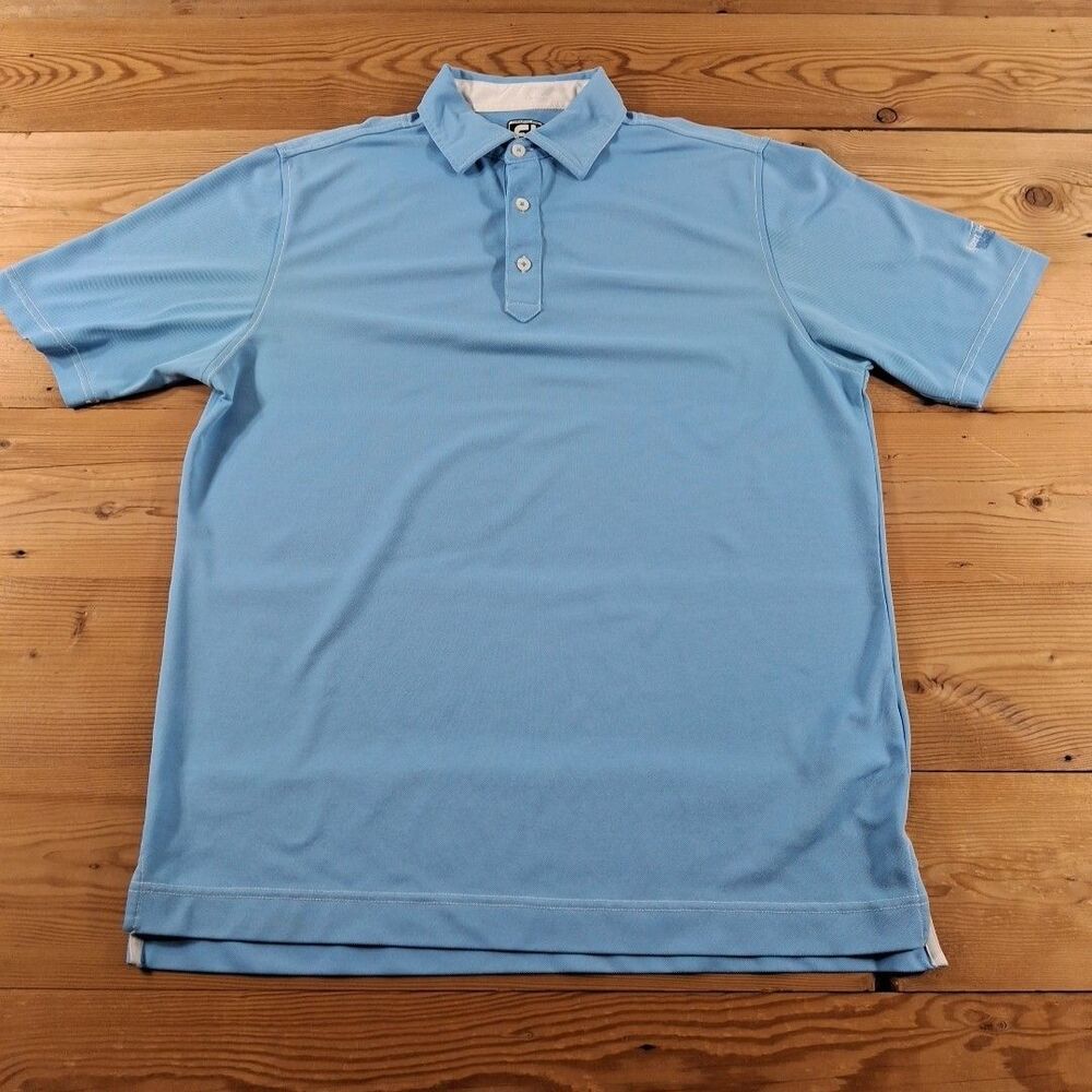 Footjoy Large Polo Golf Shirt Robert Trent Jones Golf Course At Cornell Mens